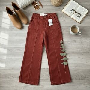 Knox Rose Terracotta Corduroy Pants